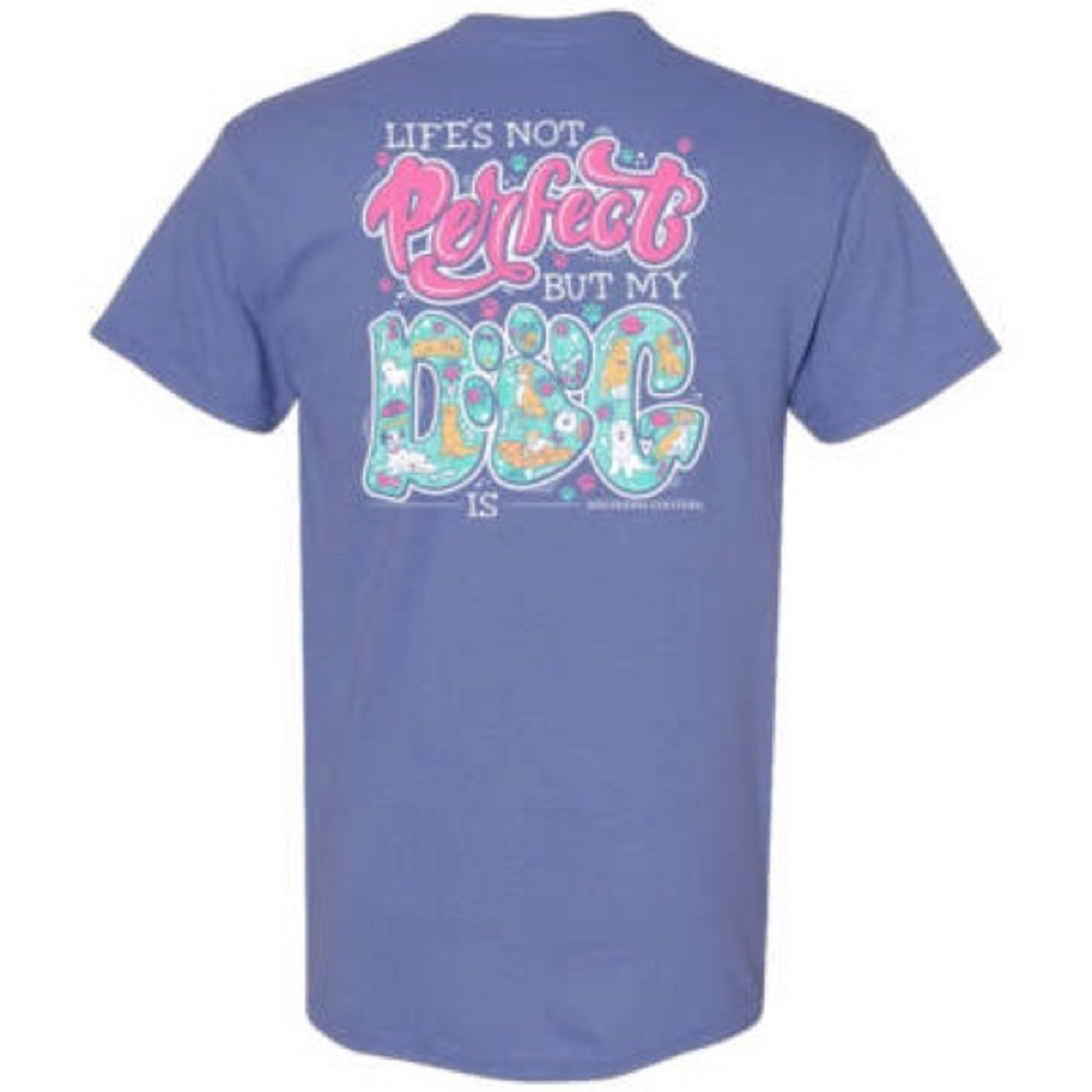 Southern Couture Life’s Not Perfect Dog T-shirt Size S